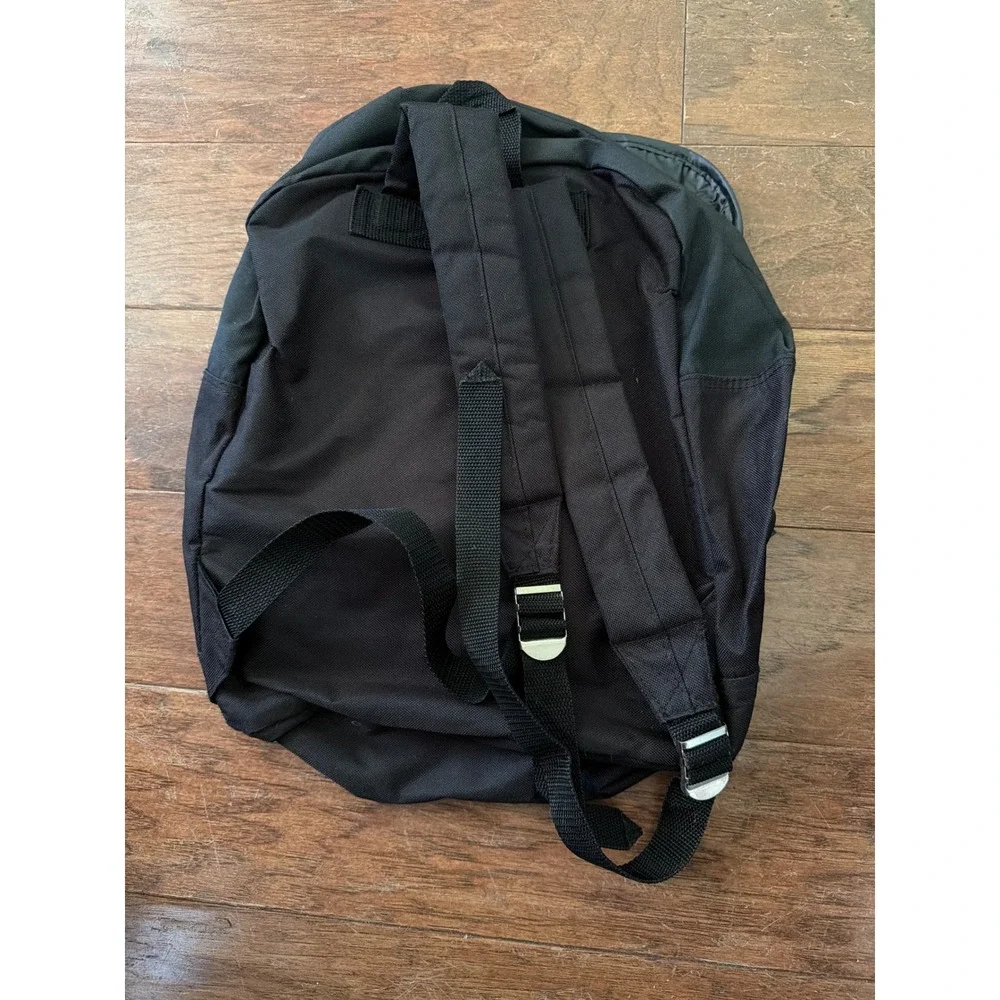 Vintage Nickelodeon Rugrats Backpack Black Canvas 90s Cartoon Tommy Angelica Bag
